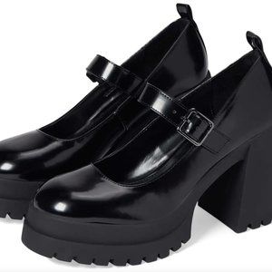 Steve Madden Orsen Mary Jane Pump - Black - Size 8